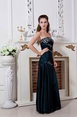 Moderst Appliques Sweetheart Dark Green Evening Dress