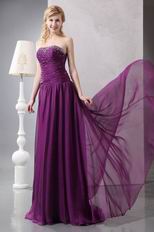 Affordable Purple Chiffon Evening Dress Shopping Online