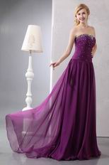 Affordable Purple Chiffon Evening Dress Shopping Online
