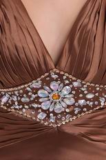Modest Crystals Beaded Panel Train Sienna Evening Dress