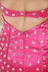 Classic Sweetheart Crystals Fuchsia Fomal Evening Dress