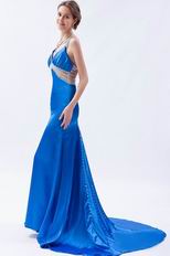 Sexy Straps Ultramarine Evening Dress For Women