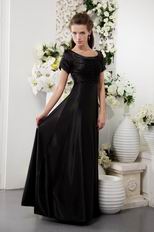 Scoop Floor-length Black Formal Evening Dress Discount