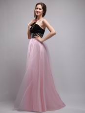 Mature Women Prefer Pink Colour System Evening Dres