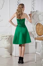 Fresh Green Stain Short Dress For Bridesmaid Under $100