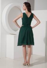 Dark Green Short Dress For 2014 Mother Of The Bride Cheap