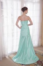 Discount Apple Green High-low Skirt Prom Dress