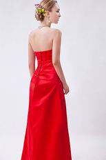 Simple Strapless Scarlet Stain Prom Girl Dress Prom Dress UK