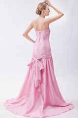 Cute Sweetheart Pink Taffeta Wholesale Prom Dress China