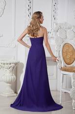 2014 Cheap Eggplant Purple Chiffon Bridal Party Dress Shop