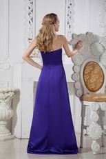 Cheap Sweetheart Long Eggplant Purple Stain Prom Dress Wholesale