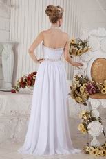 Fashion Halter A-line White Long Women Prom Dress With Crystals