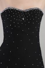 Trumpet Layers Chiffon Skirt With Split Black Dress For 2014
