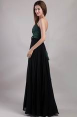 Strapless Floor-length 2012 Prom Dress With Handmade Flowers