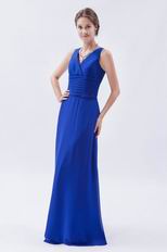 Cheap V-Neck Royal Blue Pro Party Dress For Sale