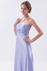 Elegant One Shoulder Cross Back Lavender Prom Dresses For Women