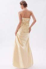 Slim Sweetheart Daffodil La Femme Prom Dresses Gowns With Applique