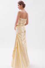 Slim Sweetheart Daffodil La Femme Prom Dresses Gowns With Applique