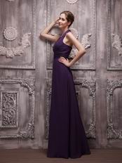 V Neckline Halter Indigo Chiffon Make Your Own Evening Dresses