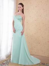 2014 Top Designer Lists For Ebay Women Prom Dress In Pale Turquoise