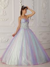 Pretty Sweetheart Multi-Color Colorful Prom Dress Like A Princesss