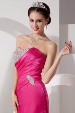 Sweetheart Beaded 2012 Style Fuchsia Women In Prom Dress