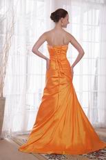 Sun Orange Column Cheap Prom Dress Internet Online Sale