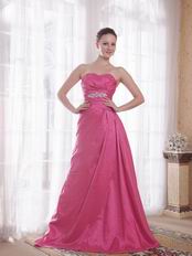 Sweetheart Deep Pink Prom Dress 2014 Prom Party Wear