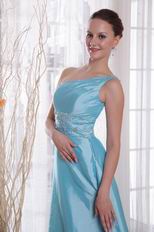 Sky Blue Taffeta Best Seller Prom Dresses Online