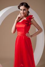 Featured 2014 Top 10 One Shoulder Scarlet Prom Dress Online