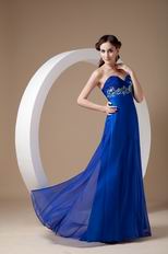 Sweetheart Empire Waist Skirt Lapis Lazuli Long Prom Dress