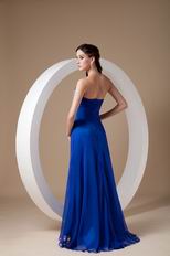 Sweetheart Empire Waist Skirt Lapis Lazuli Long Prom Dress