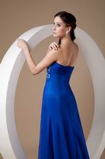 Sweetheart Empire Waist Skirt Lapis Lazuli Long Prom Dress