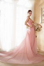 Watermelon Chiffon Prom Dresses 2014 New Prom Dress Style