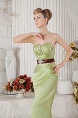 Best Seller Sweetheart Mermaid Olive Green Petite Prom Dress