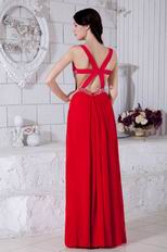 Sweetheart Vest Wine Red Chiffon Prom Dress By Top Designer