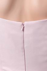 Spaghetti Straps Column Floor-Length Pearl Pink Skirt Prom Dress
