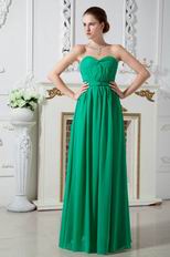 Sweetheart Bright Turquoise Prom Party Dress With Criss Cross