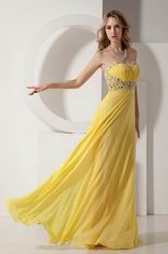 Beautiful Sweetheart Polychrome Bright Yellow Prom Dress