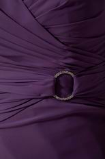 Sweetheart Ruched Dark Purple Cheap Prom Party Dress Online