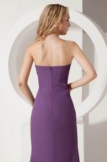 Sweetheart Ruched Dark Purple Cheap Prom Party Dress Online