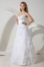 Luxury Sweetheart Lace Celebrity Prom Party White Dress