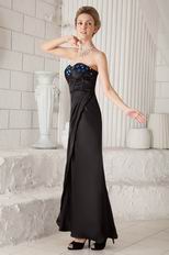 Ankle Length Skirt Cheap La Femme Prom Dresses Black