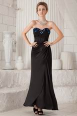 Ankle Length Skirt Cheap La Femme Prom Dresses Black