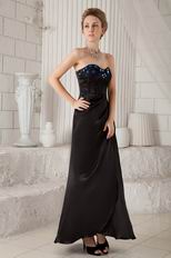 Ankle Length Skirt Cheap La Femme Prom Dresses Black