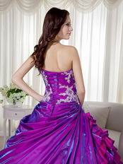 Custom Made Purple sQuinceanera Dress For 2014 Girls Wear