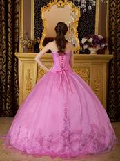 Sweetheart Lilac Quinceanera Dress With Embroidery