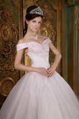 Off Shoulder Light Pink Quinceanera Dress Like A Princess