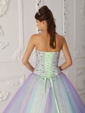 Chromatic Aline Prom Quinceanera Dress Like A Princess