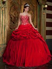 Unique Crimson Prom Quinceanera Dresses By Top Designer